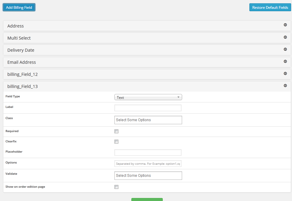 Default fields. Интеграция с почтой one drive. Консоль меню. Dropdown text field. Default fields.