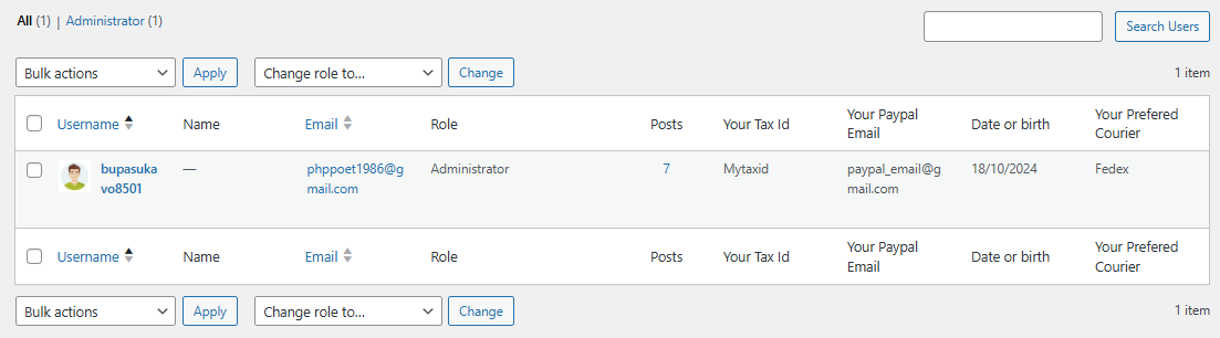 WooCommerce My Account Fields