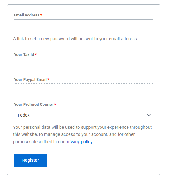 WooCommrece Registration Fields
