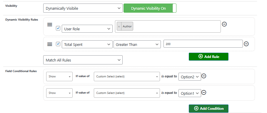 WooCommerce Conditional My Account fields