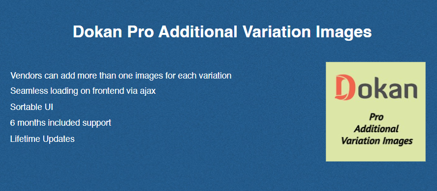 Dokan Pro Additional Variation Images
